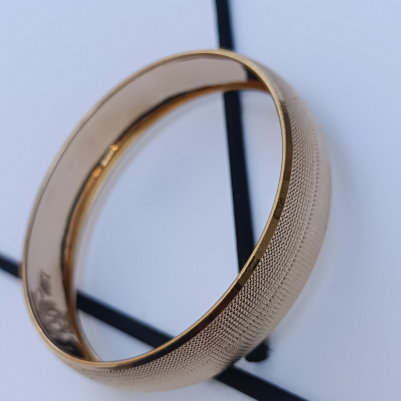 النگو طلا 18 عیار زنانه مدل تک پوش کد s4