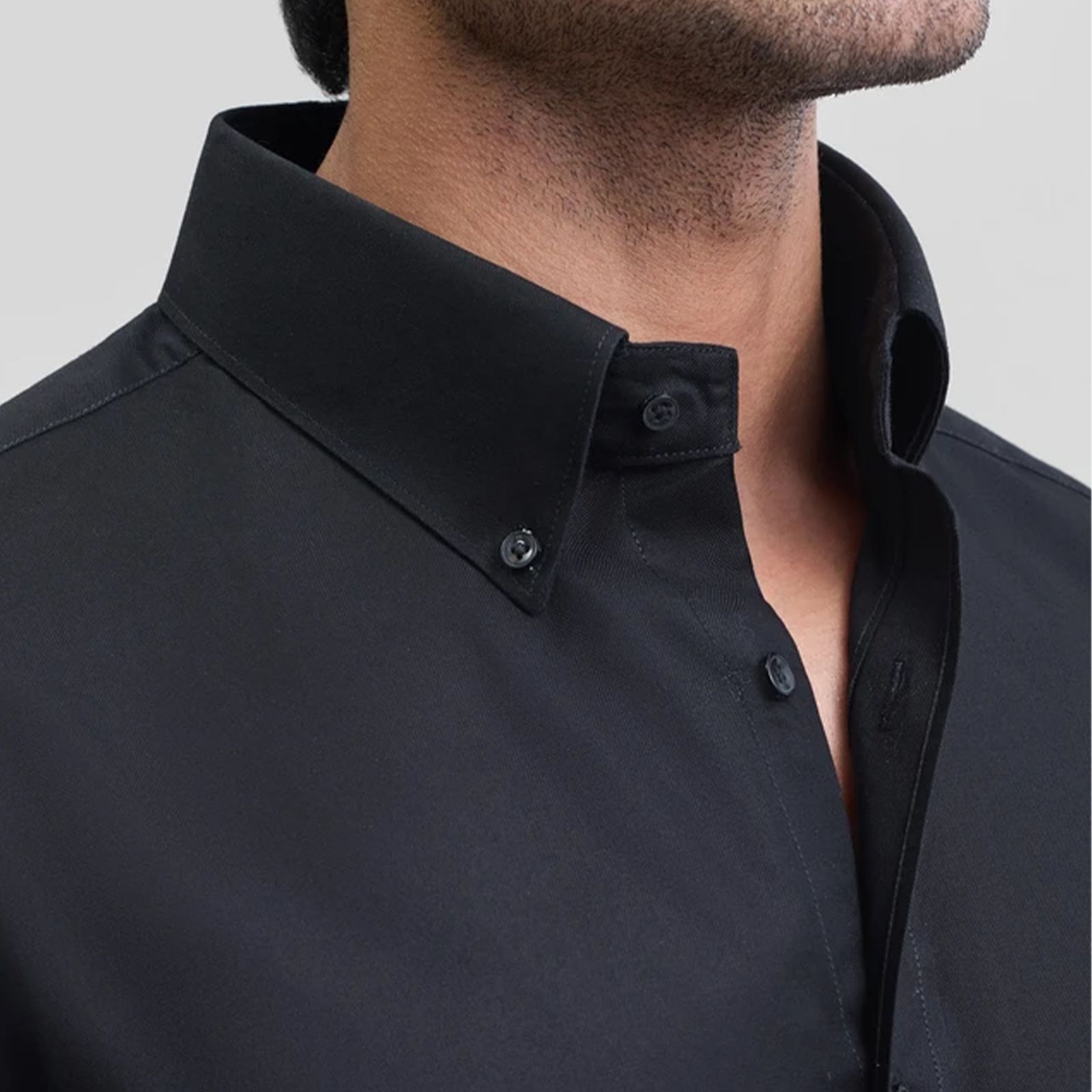 پیراهن آستین بلند یقه دکمه دار مردانه کروم مدل 2510112 - - 6