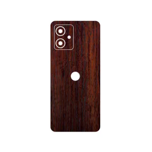 MAHOOT Red-Wood Cover Sticker for Motorola Moto G54