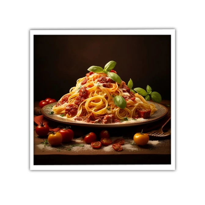 تابلو نوری بکلیت طرح فست فود و رستوران پاستا مدل W-MID-17195