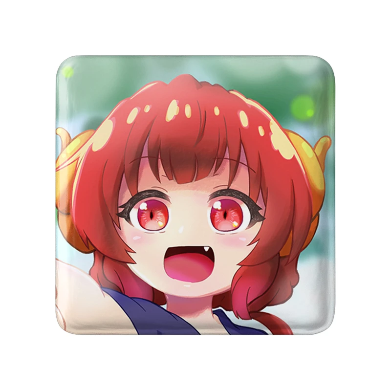 مگنت خندالو طرح ایلولو انیمه اژدهای خدمتکار کوبایاشی مدل مربعی کد 36345