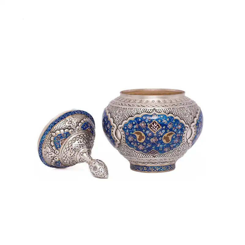 قندان قلمزنی طرح مینیاتور کد M040