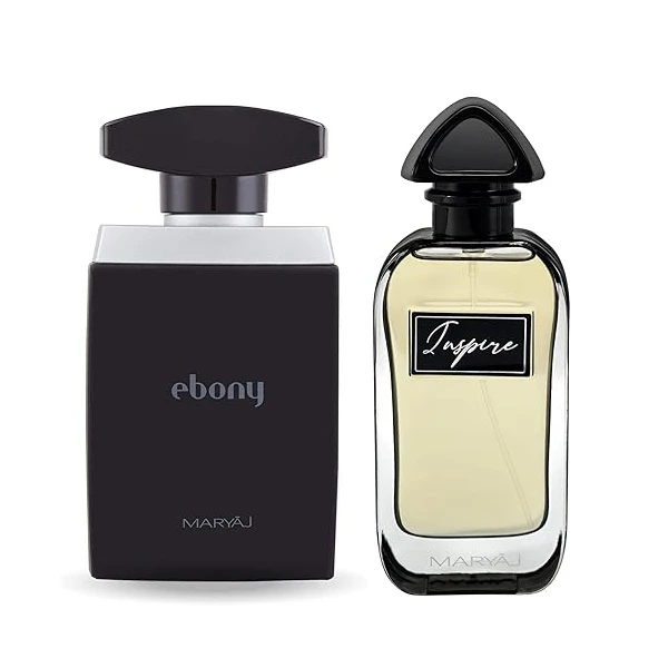 ست ادو پرفیوم مردانه ماریاژ مدل EBONY  با رایحه تلخ حجم 100 میلی لیتر و ادو پرفیوم مردانه ماریاژ مدل Inspire  با رایحه شیرین حجم 100 میلی لیتر 