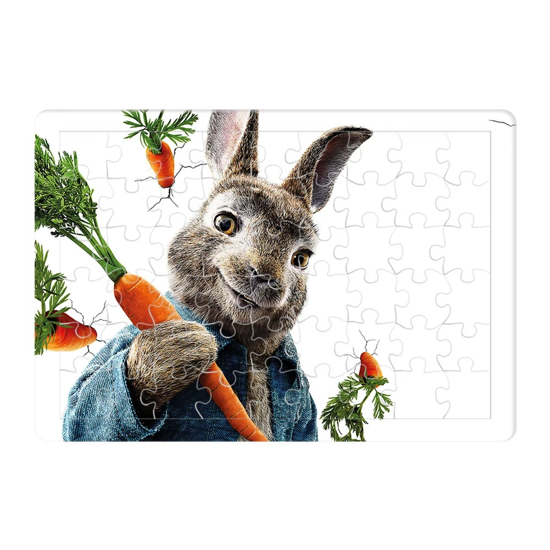 پازل 54 تکه هومرو مدل PL187 طرح انیمیشن پیتر خرگوشه