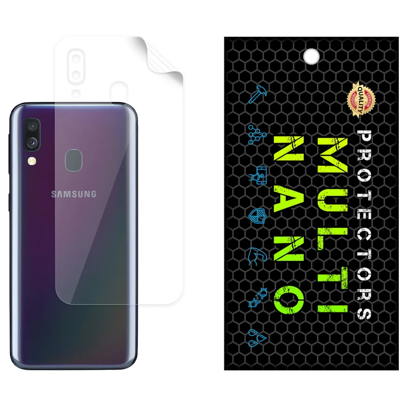 محافظ پشت شفاف نانو هیدروژل مولتی نانو مدل X-F1T مناسب برای گوشی موبایل سامسونگ Galaxy A40