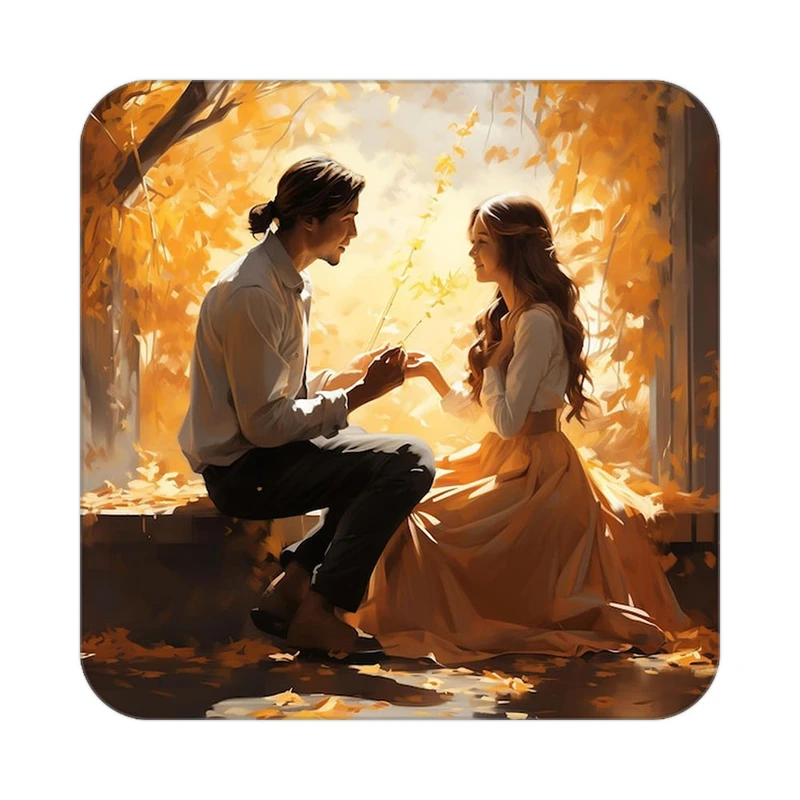 زیر لیوانی کاکتی مدل عاشقانه کد mp12279