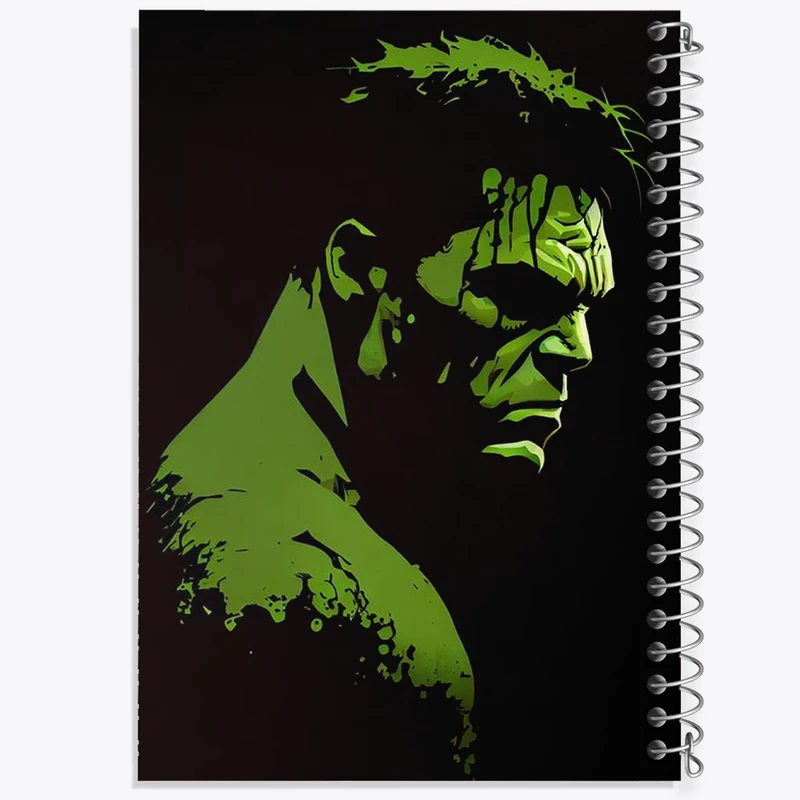 دفتر شطرنجی 50 برگ خندالو طرح هالک مارول (Marvel) کد N1762