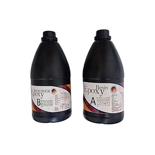 رزین اپوکسی مدل A_B کد kH_500 حجم 4500 میلی لیتر به همراه هاردنر 