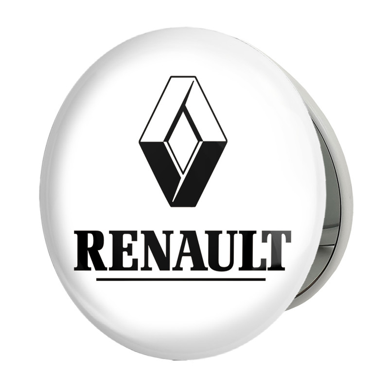 آینه جیبی خندالو طرح رنو Renault مدل تاشو کد 23427 