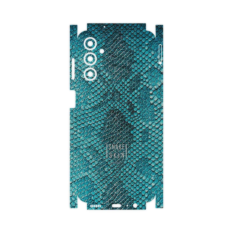 برچسب پوششی ماهوت مدل Blue Snake Skin-FullSkin مناسب برای گوشی موبایل سامسونگ Galaxy M14