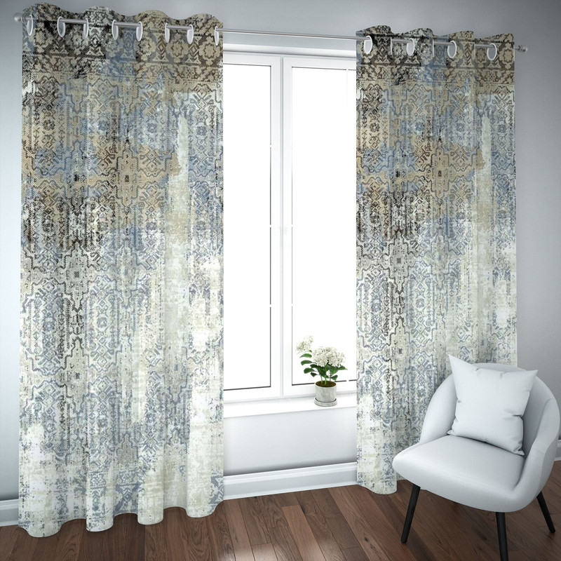 پرده مدل چاپی هازان سایز 300×150 سانتی متر 