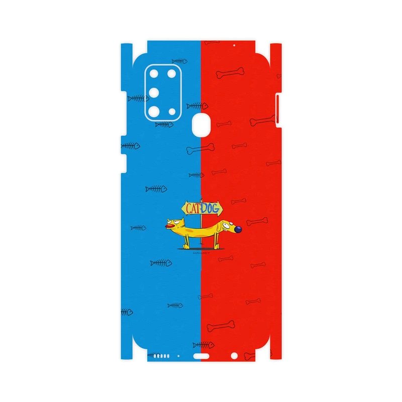 برچسب پوششی ماهوت مدل CatDog-FullSkin مناسب برای گوشی موبایل سامسونگ Galaxy M31