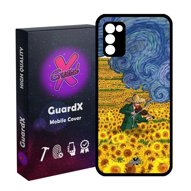 کاور گارد ایکس طرح Art مدل Glass10580 مناسب برای گوشی موبایل سامسونگ Galaxy A03S/A02S/M02S/F02S