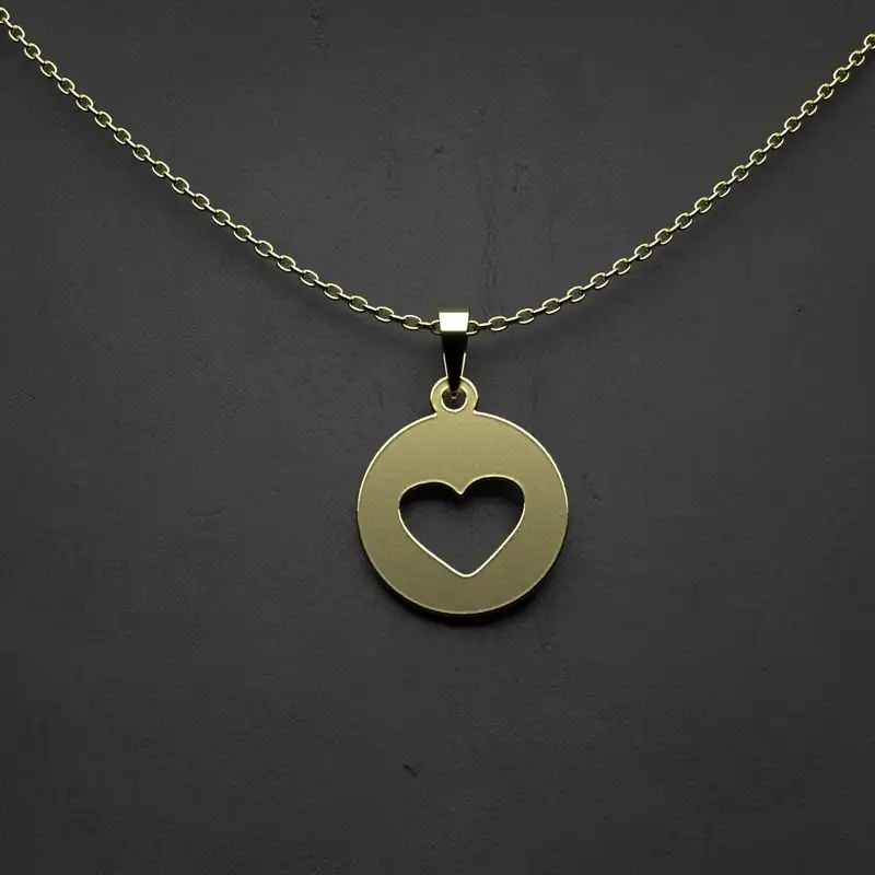 گردنبند طلا 18 عیار زنانه مدوپد مدل اشک کد CA10497