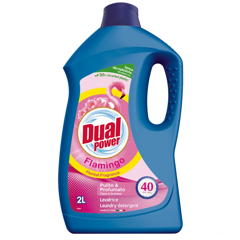 مایع لباسشویی دوآل پاور مدل فلامینگو 40 حجم 2 لیتر