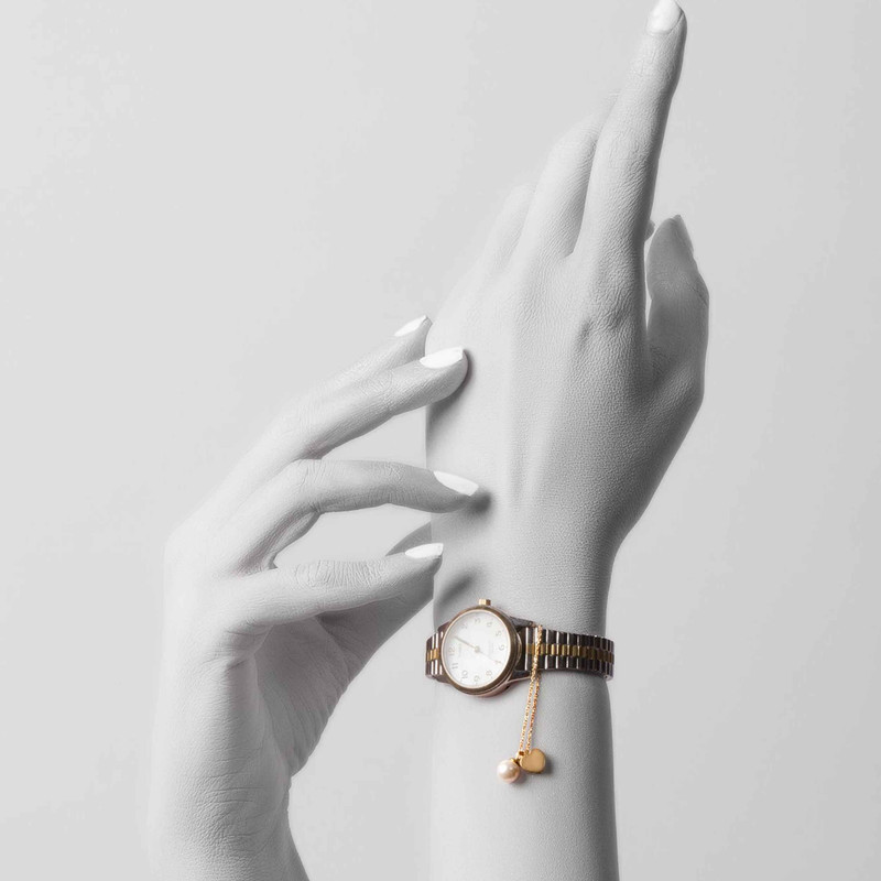 آویز ساعت طلا 18 عیار زنانه تاج مدل 5A007 آویز ساعت طلا 18 عیار زنانه تاج مدل 5A007