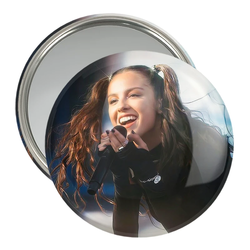 آینه جیبی خندالو مدل اولیویا رودریگو Olivia Rodrigo  کد 19264
