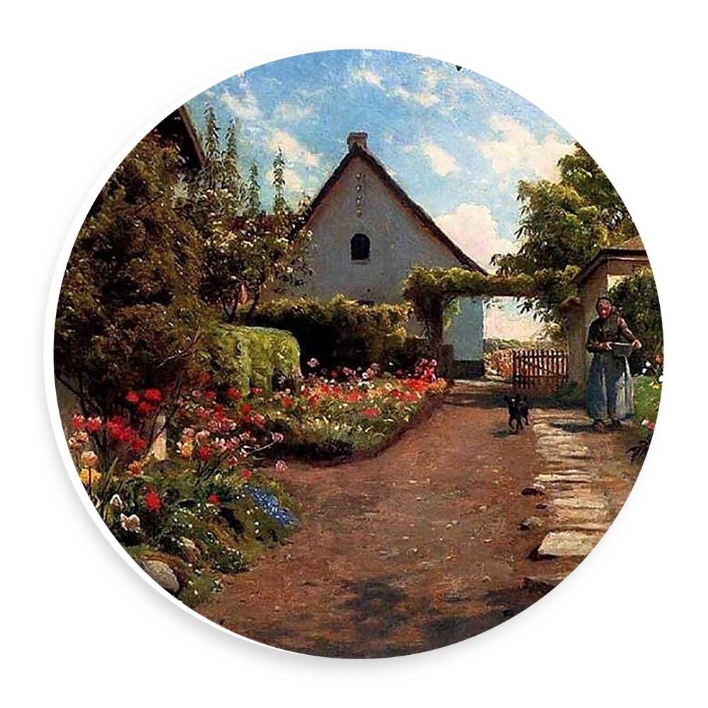 دیوارکوب طرح خانه روستایی مدل wtb421