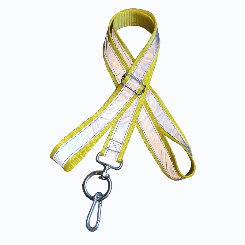 بند قلاده و قلاده کتفی سگ مدل شبرنگ دار کد 1