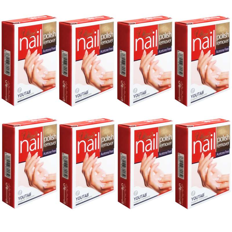 دستمال لاک پاک کن ویهان مدل Re8 مجموعه 8 عددی