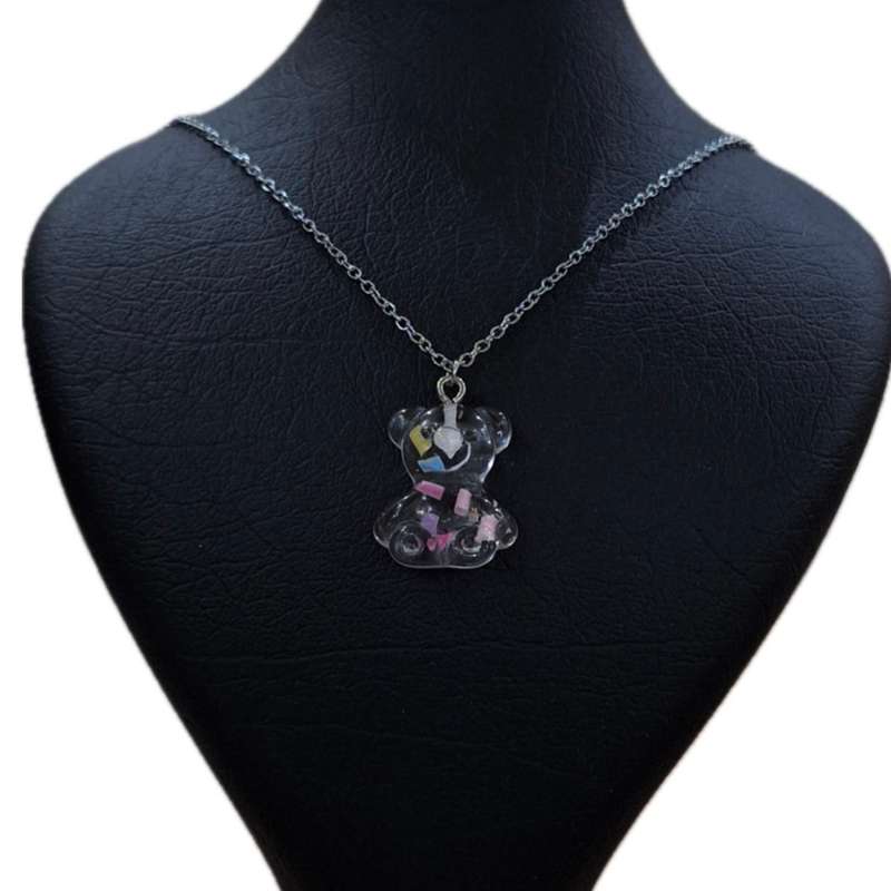 گردنبند دخترانه مدل پاستیل خرسی گردنبند دخترانه مدل پاستیل خرسی