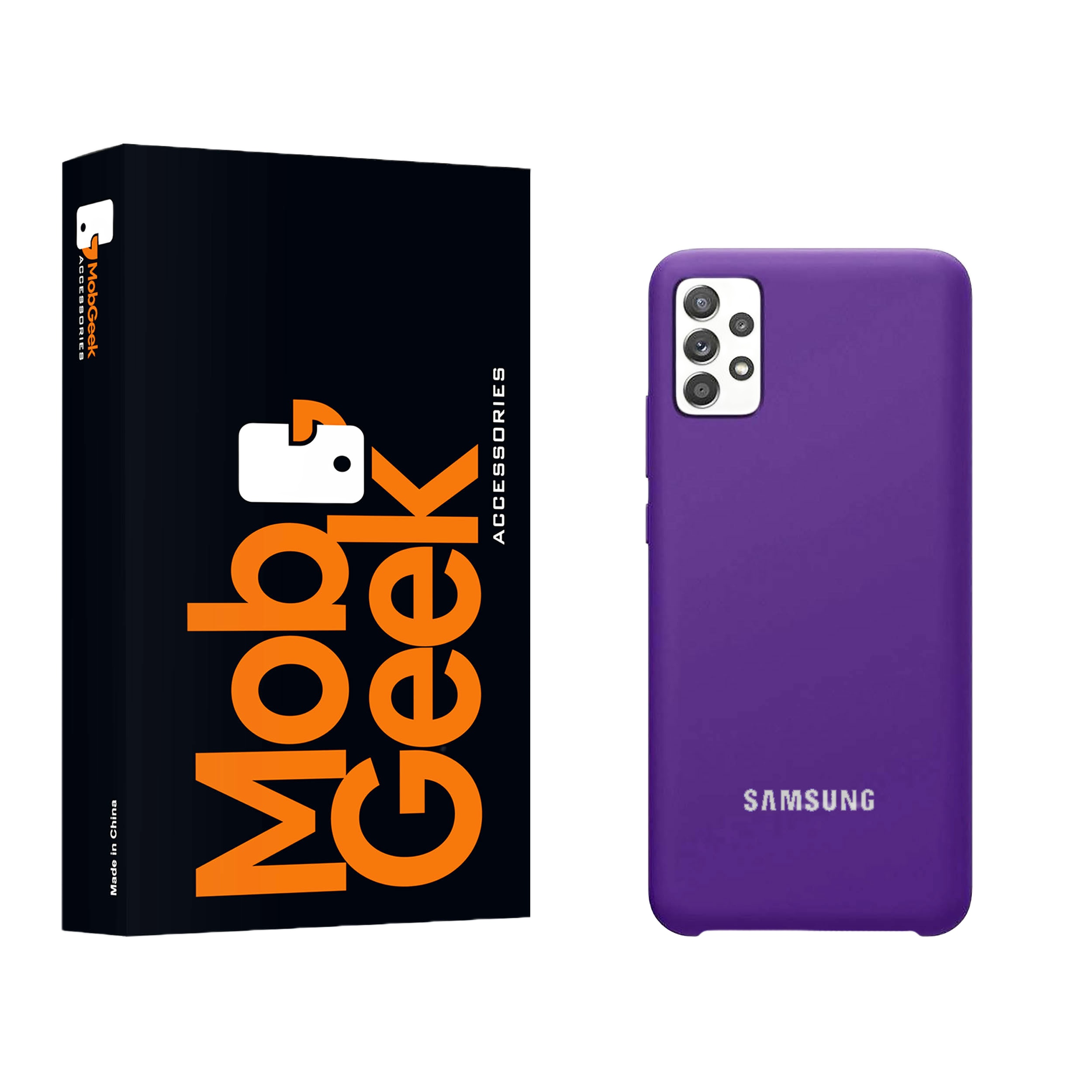کاور موبگیک مدل سیلیکونی مناسب برای گوشی موبایل سامسونگ Galaxy A52