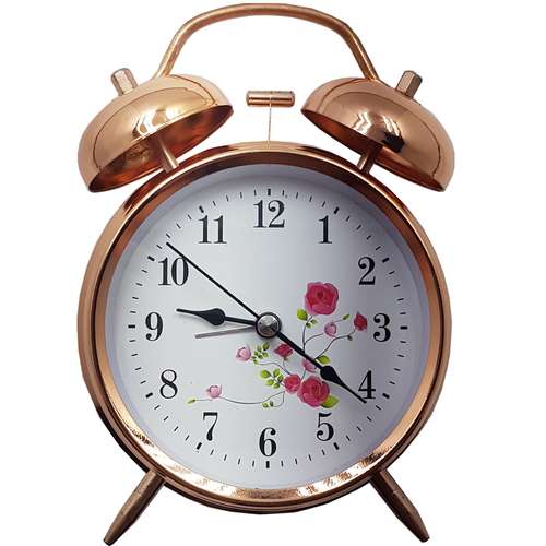  ساعت رومیزی مدل زنگ دار فلزی 106s