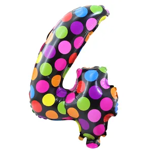 بادکنک فویلی مدل اعداد کد N-4