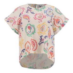 بلوز آستین کوتاه زنانه سرژه مدل 204529