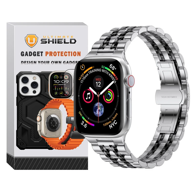 بند آلتیمیت شیلد مدل 7Bead SLV 2C مناسب برای اپل واچ 41 mm سری 9