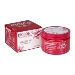 کره بدن بایورخ مدل SHEA BUTTER حجم 340 گرم، مرطوب‌کننده و ضدحساسیت، مناسب انواع پوست