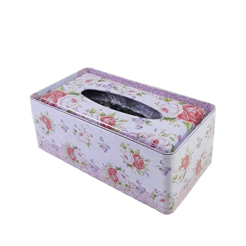 جعبه دستمال کاغذی طرح غنچه کد s