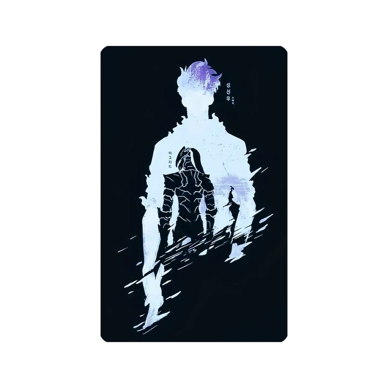 استیکر کارت مدل انیمه طرح سولو لولینگ سونگ جین وو solo leveling sung jin woo کد 5287