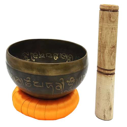 کاسه تبتی مدل دستساز طرح اوم 13