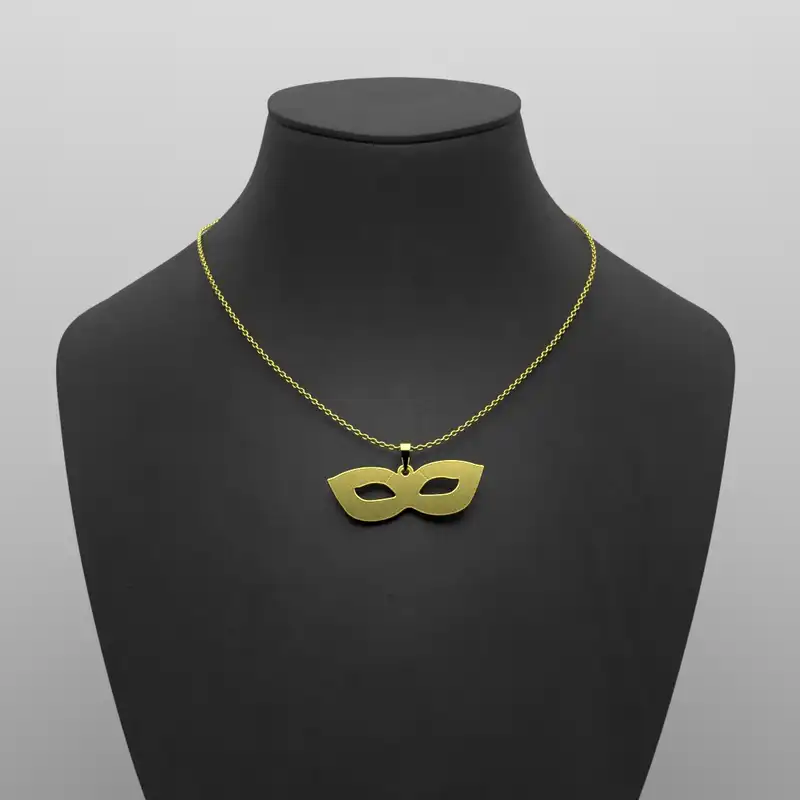 گردنبند طلا 18 عیار زنانه مدوپد مدل هالووین کد G3-1-1206