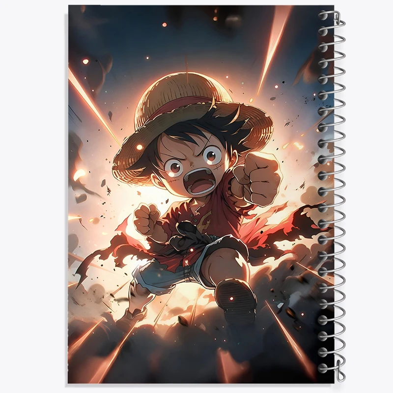 دفتر مشق 100 برگ خندالو طرح لوفی انیمه وان پیس کد N4431