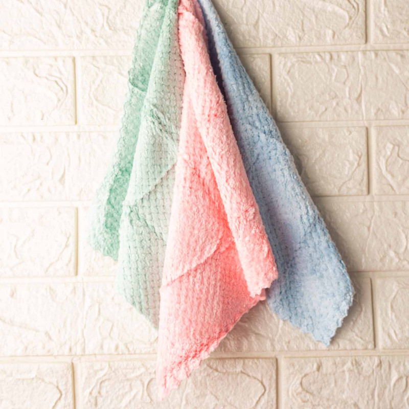 دستمال آشپزخانه بیلو مدل میکروفایبر کد 90 مجموعه سه عددی