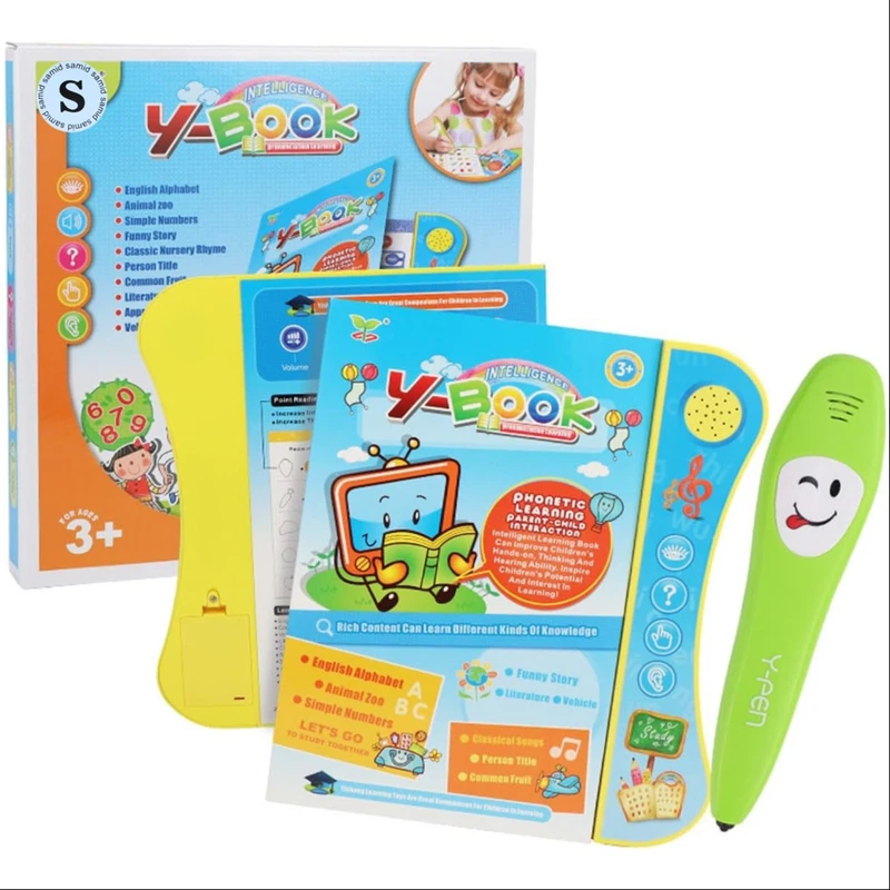 بازی آموزشی سمید مدل کتاب موزیکال و سخنگوی یادگیری زبان انگلیسی به همراه قلم هوشمند