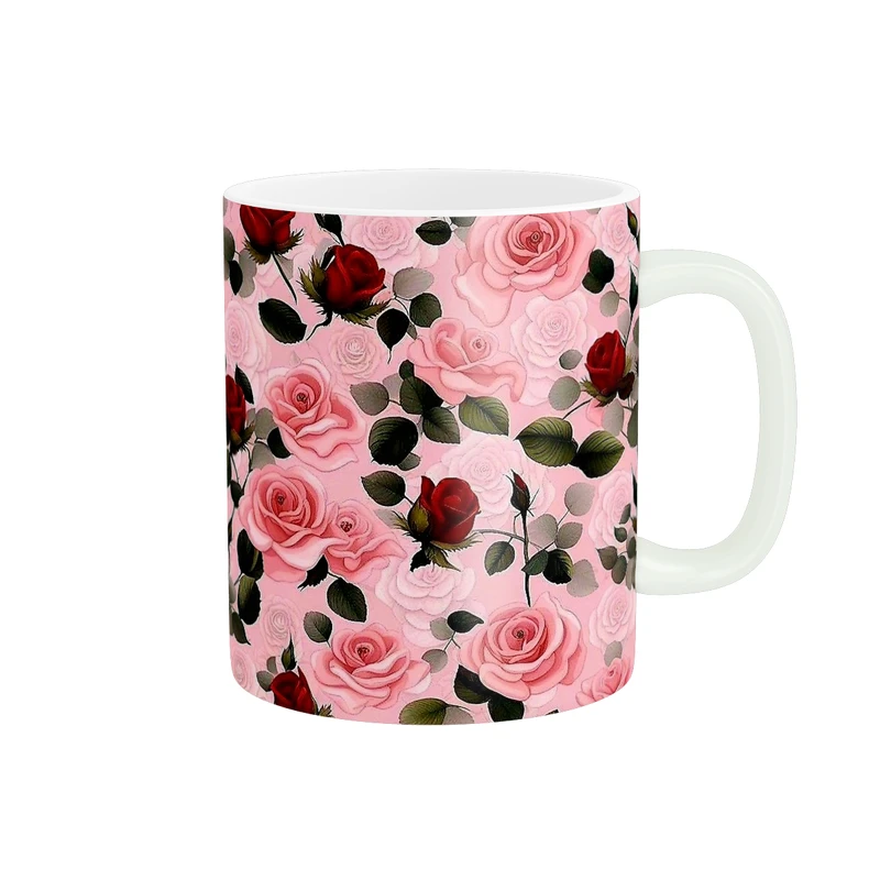 ماگ پاد آفرین طرح  گل کد 943