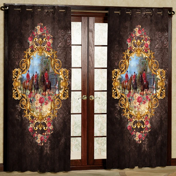 پرده مدل مخمل پانچی کد 7450 سایز 280x140 سانتی متر