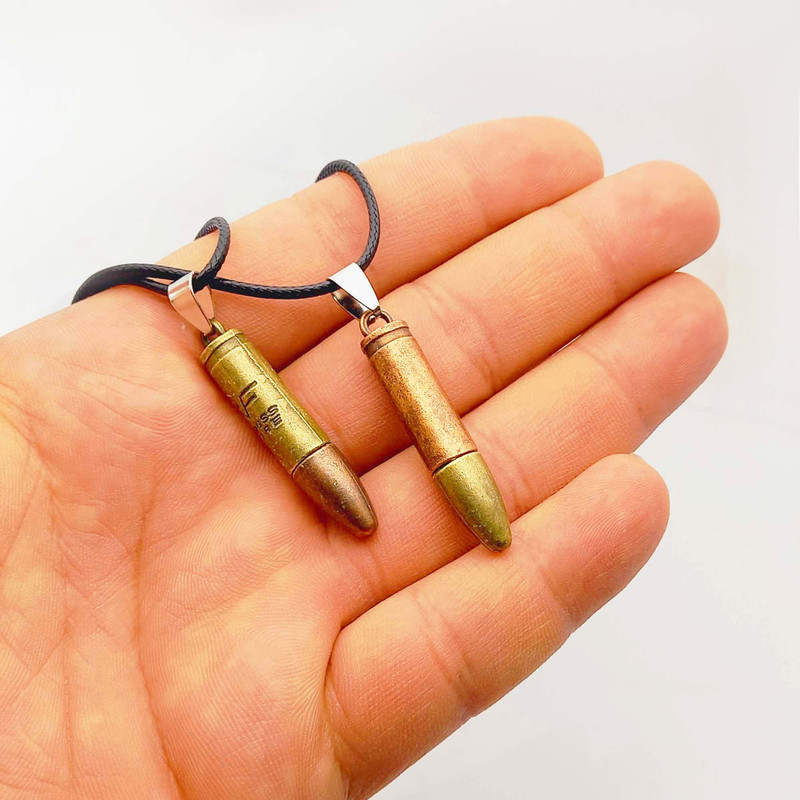 گردنبند مردانه طرح تیر مدل فشنگ کد 776GAM6