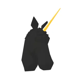 مجسمه مدل اسب تک شاخ