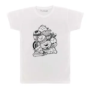 تی شرت بچگانه پرمانه طرح دونات های بامزه کد pmt.5341