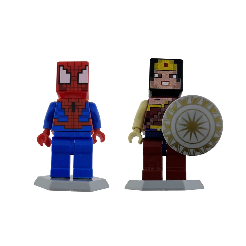 اکشن فیگور مدل انتقام جویان ماینکرفتی کد B12 مجموعه 2 عددی