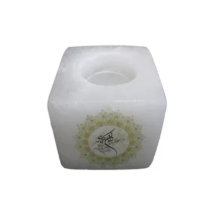 جاشمعی سنگ نمک طرح مکعب کد 001