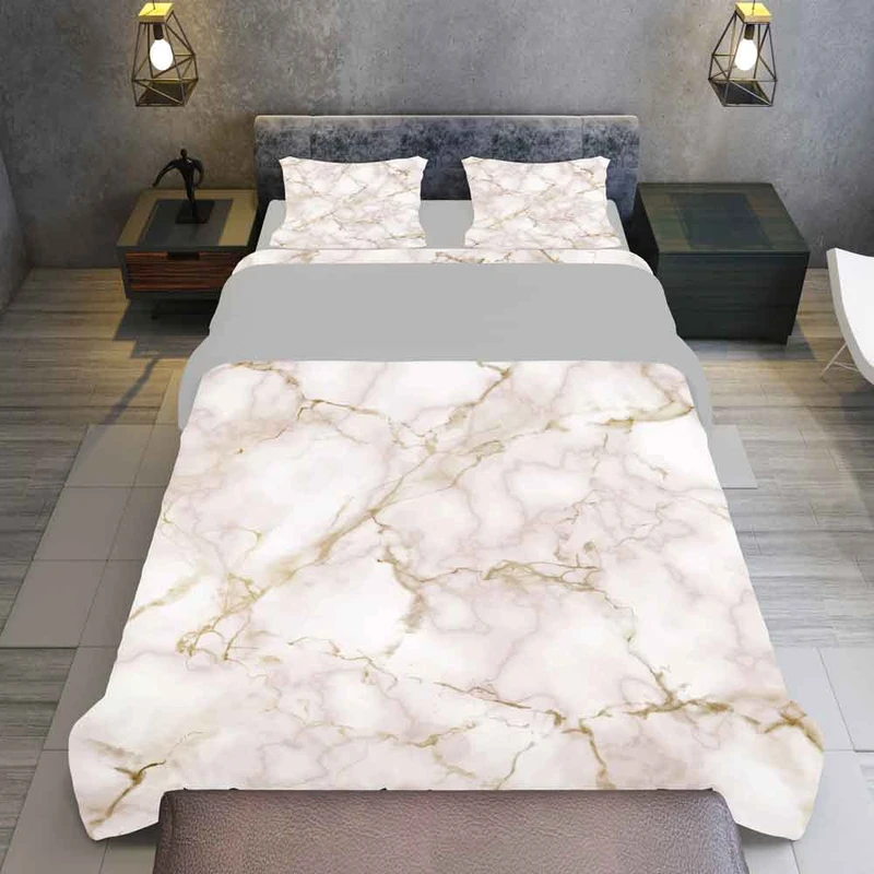 سرویس روتختی مدل مرمری TXY776 تک نفره 5 تکه