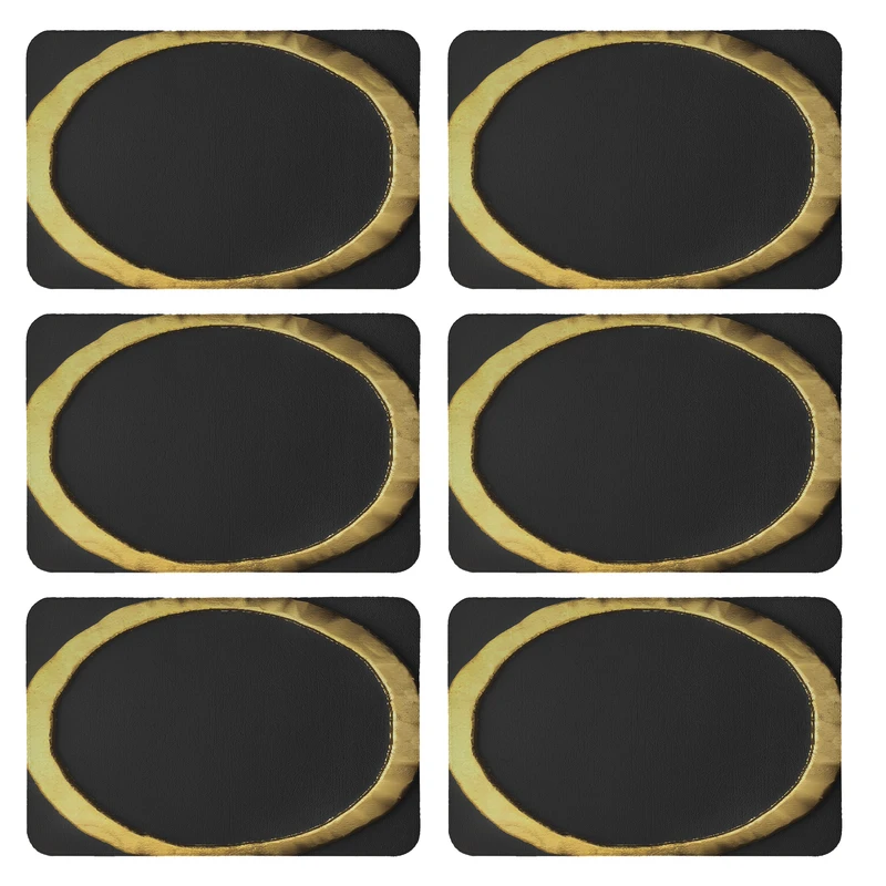 زیربشقابی طرح مدرن کد 8895 بسته 6 عددی 