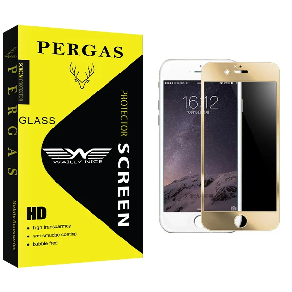 محافظ صفحه نمایش وایلی نایس مدل Pergas Glass مناسب برای گوشی موبایل اپل iphone 6/6s/7/8