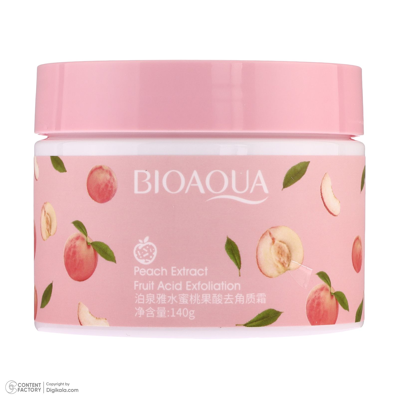 کرم لایه‌بردار صورت و بدن بی آکوا مدل Peach مناسب برای انواع پوست وزن 140 گرم -  - 6