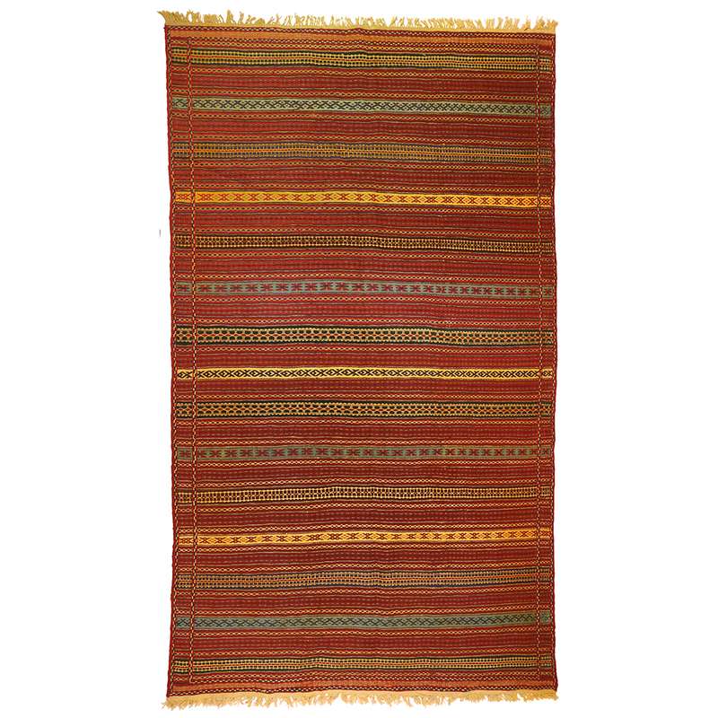 گلیم دستبافت شش متری متری مدل کلات کد 141033